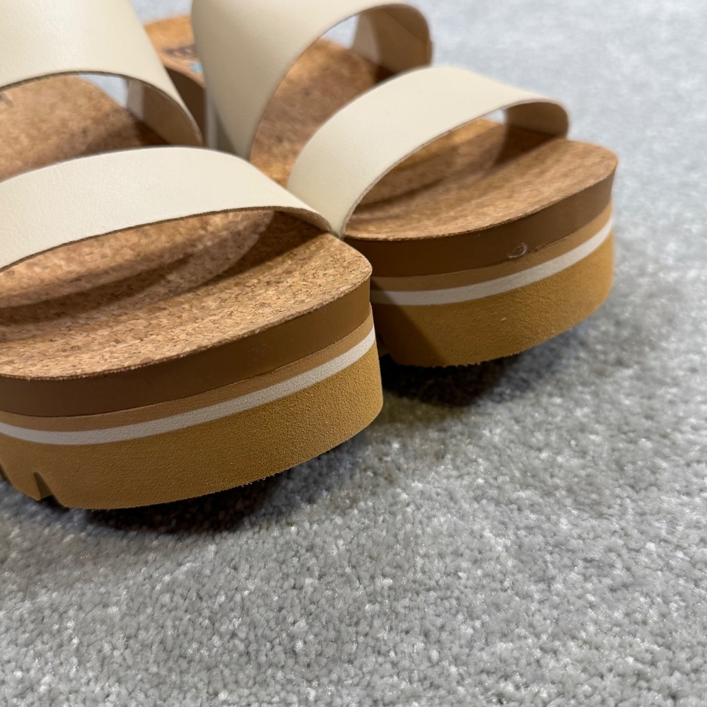 Reef Cushion Vista Higher Platform Sandal Vintage Tan Cork NIB Sz10 Comfort Boho - Picture 8 of 14